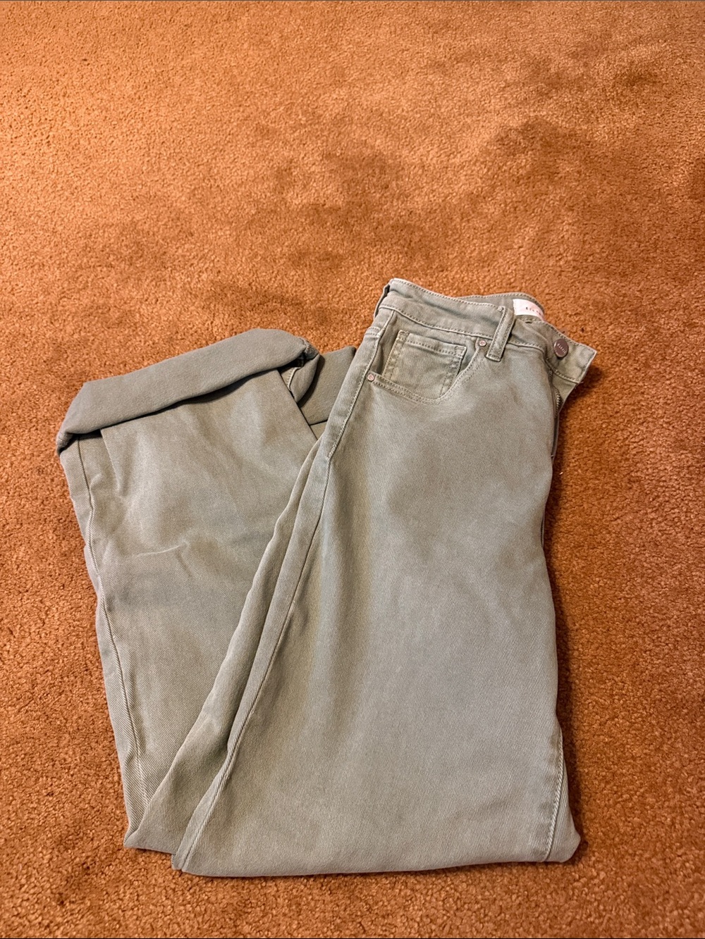 Men's Olive Green Jeans